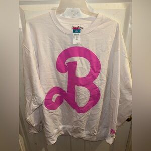 NWT Women’s 3X Barbie Movie OFFICIAL Sweatshirt from Rue21+ with Barbie Logos